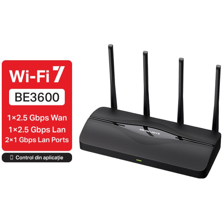Router Wireless Mercusys MR27BE, BE3600