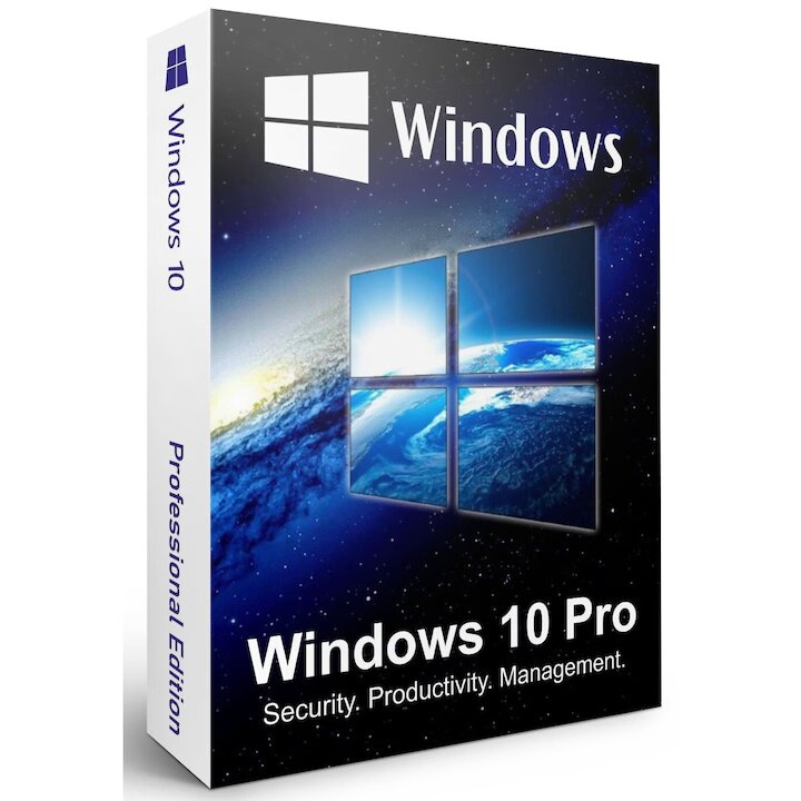 Microsoft Windows 10 Pro, 32/64-bit, Engleză, Stick USB bootabil inclus