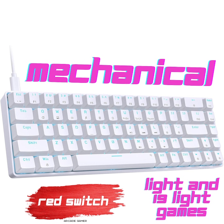 Tastatura Techone HexaBoard cu 68 de taste