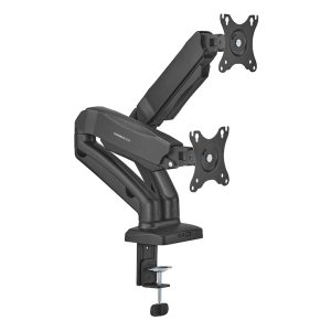 Suport 2 monitoare 17-32 inch, Brat dublu Reglabil Asistat StableDesk, Pana la 9 kg